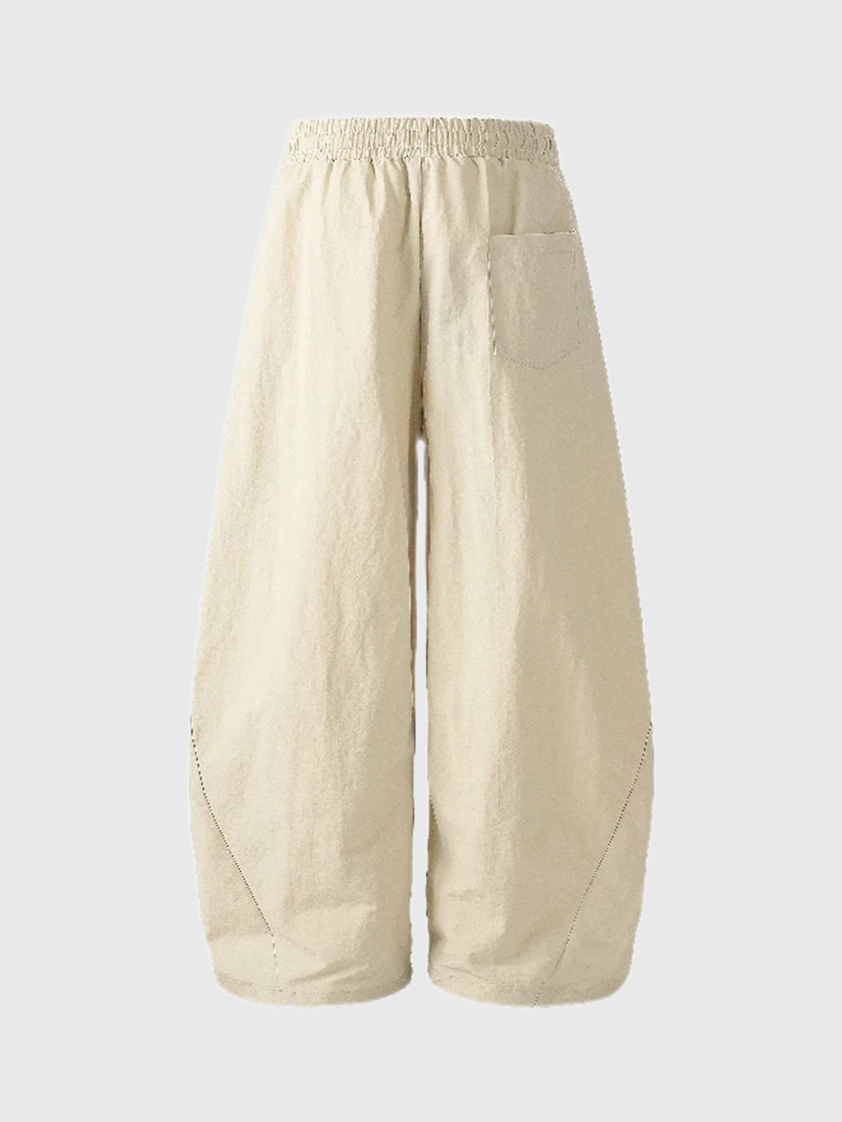 Brick Lane Wide-leg Star Cargo Pants - Beige