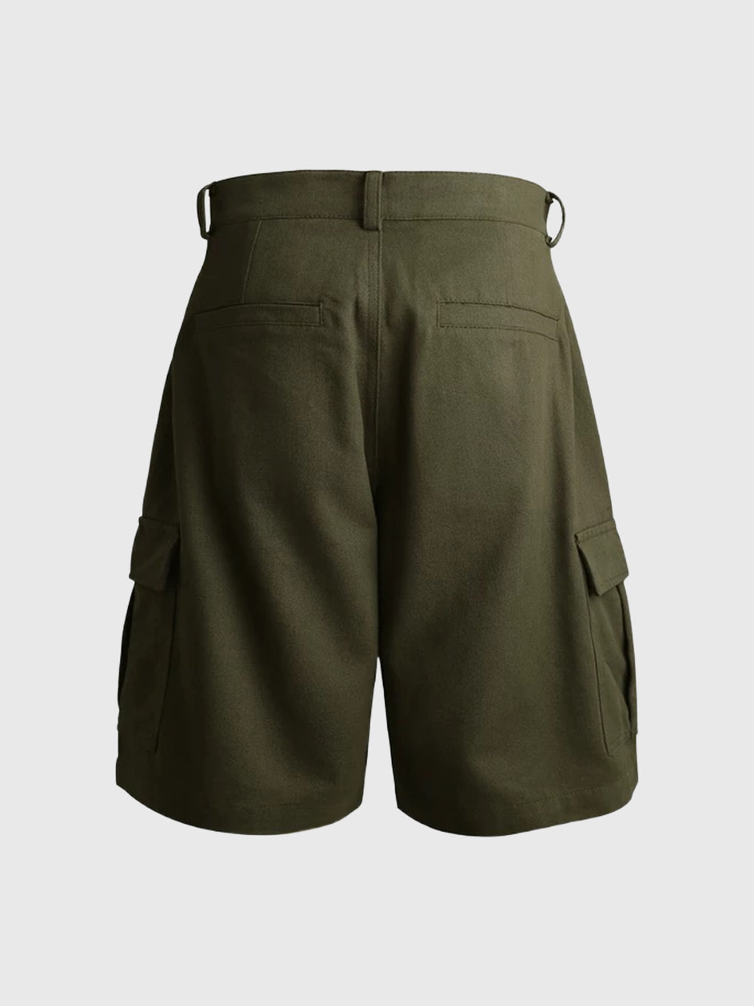 Co-ed Dorm Wide-leg Polka Dot Graphic Shorts - Green
