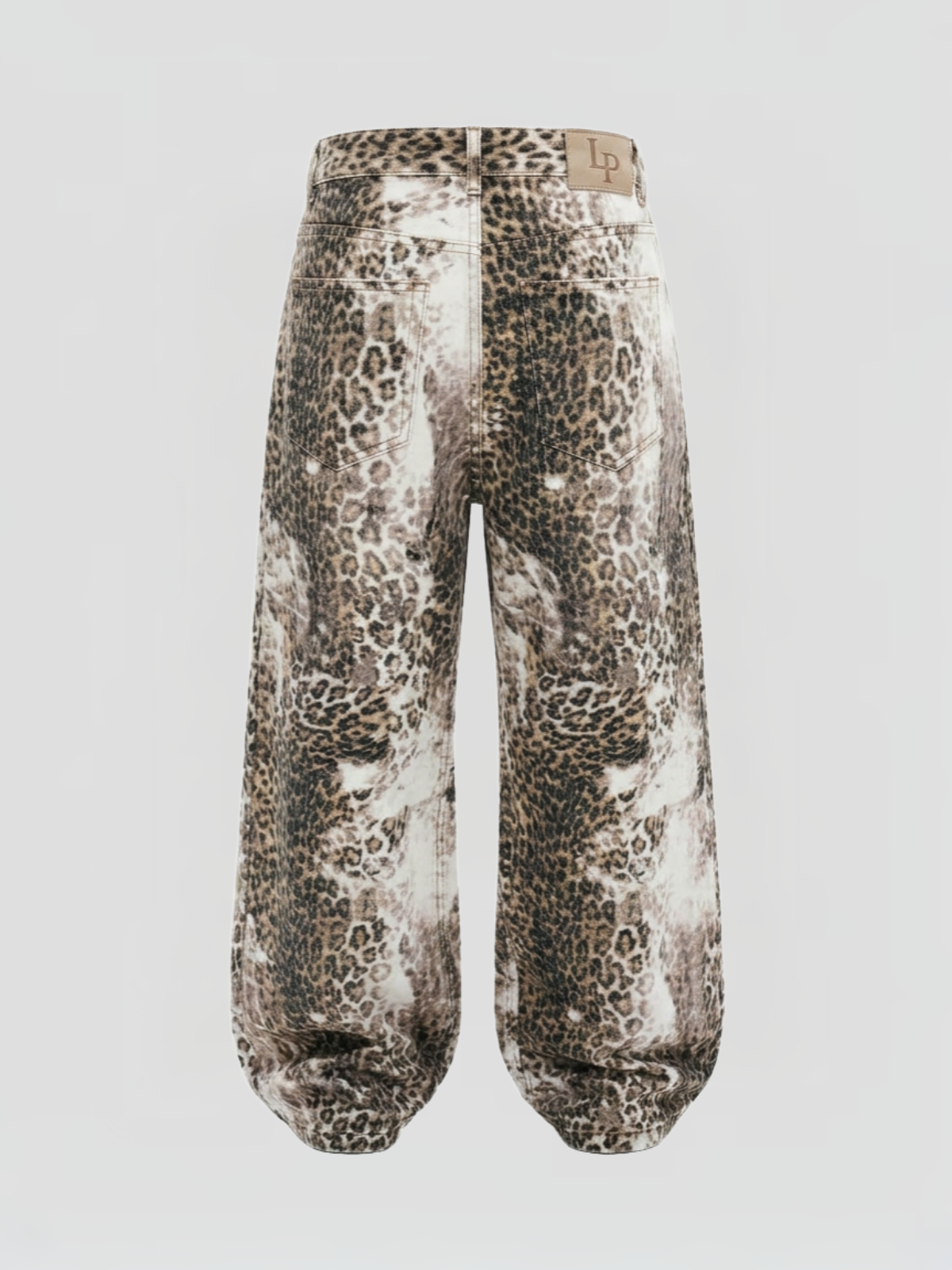 No Rush Wide Leopard Pants – Dark Cheetah