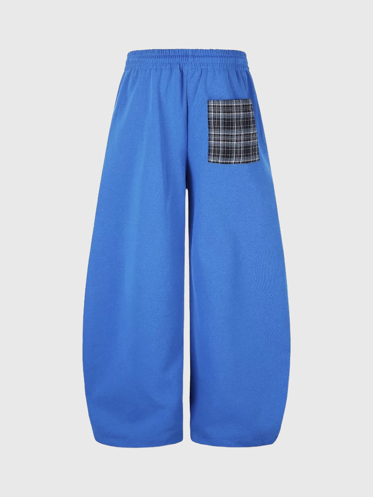 Co-ed Dorm Baggy Number 8 Patchwork Sweatpants - Blue