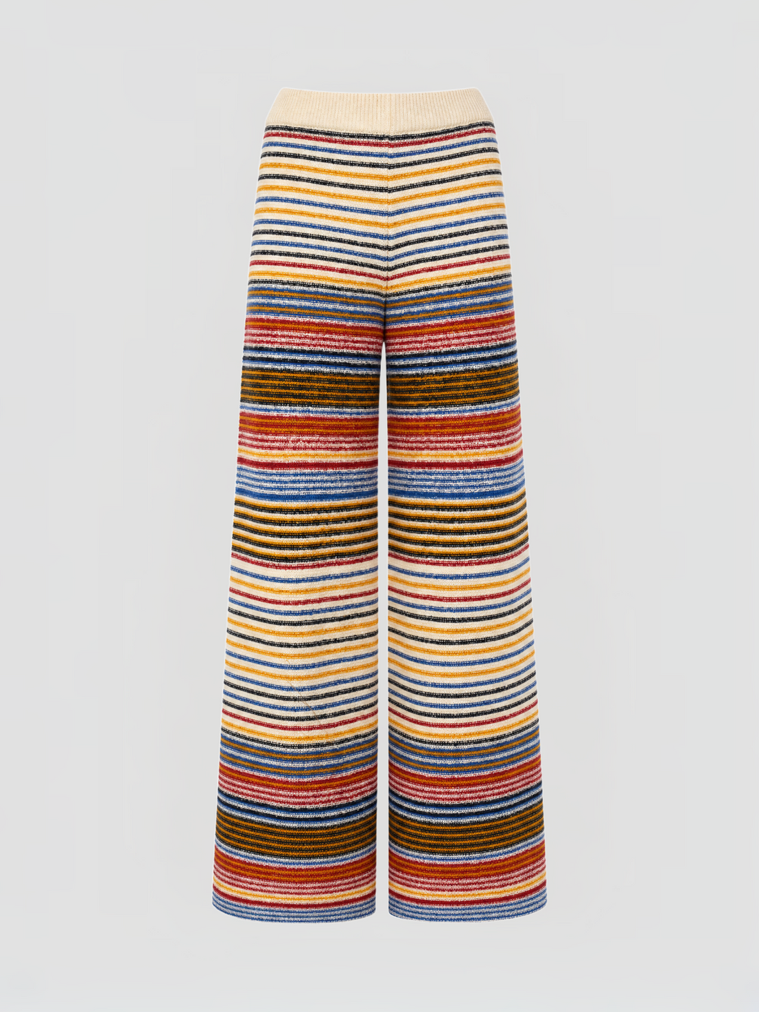 Morning Nomad Rhythm Stripe Pants - Sand Multi