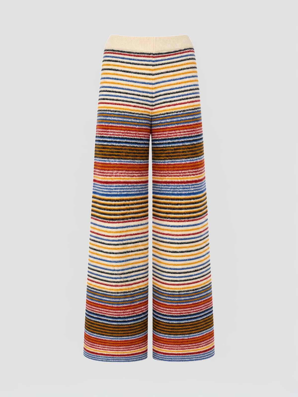Morning Nomad Rhythm Stripe Pants - Sand Multi