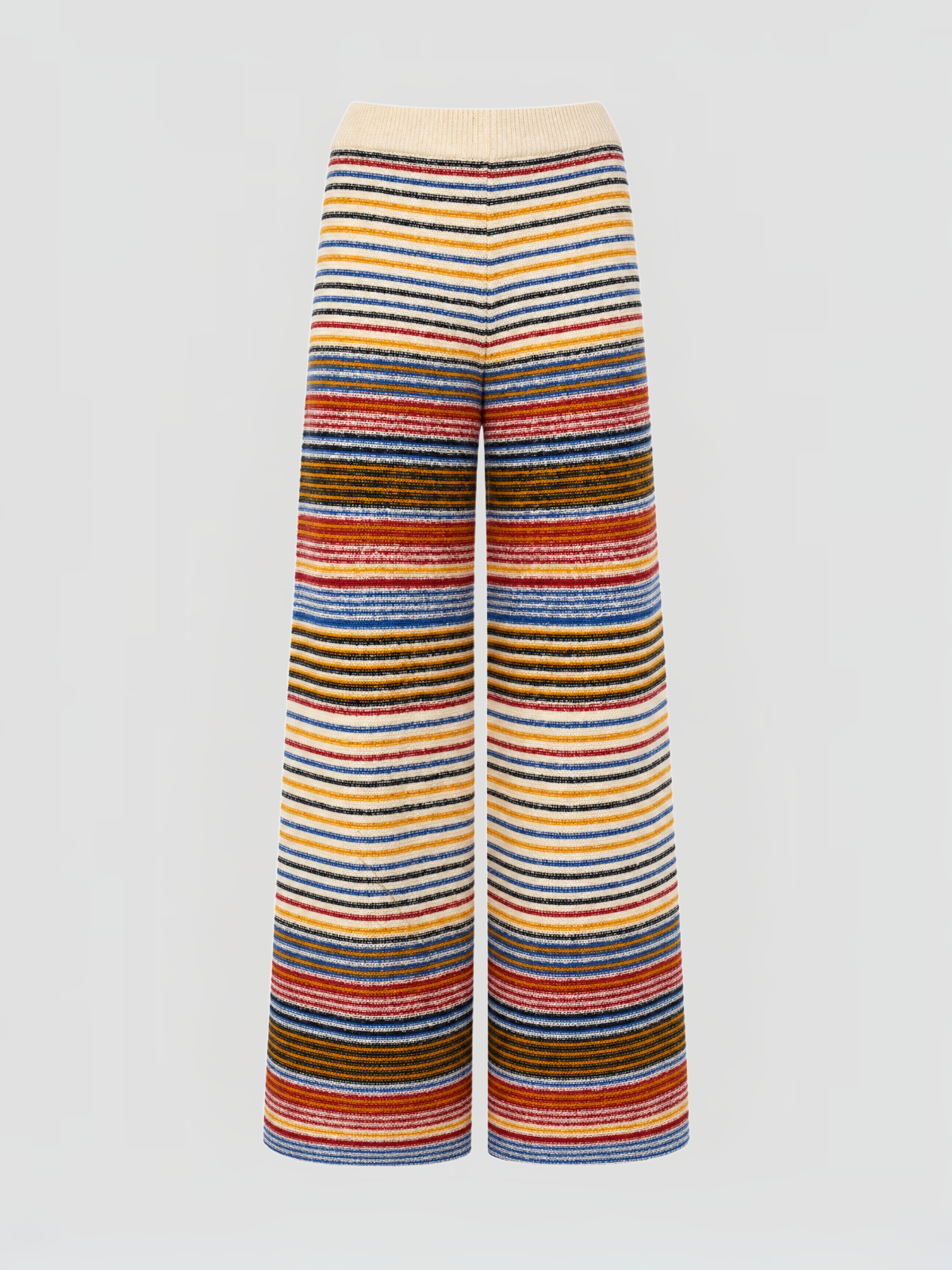 Morning Nomad Rhythm Stripe Pants - Sand Multi