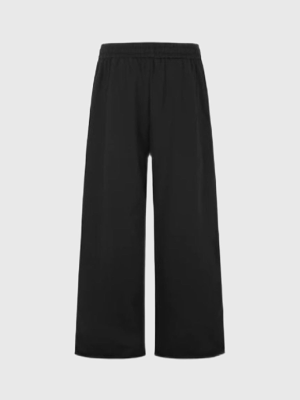 Co-ed Dorm Wide-leg Heavy Cargo Denim Pants - Black
