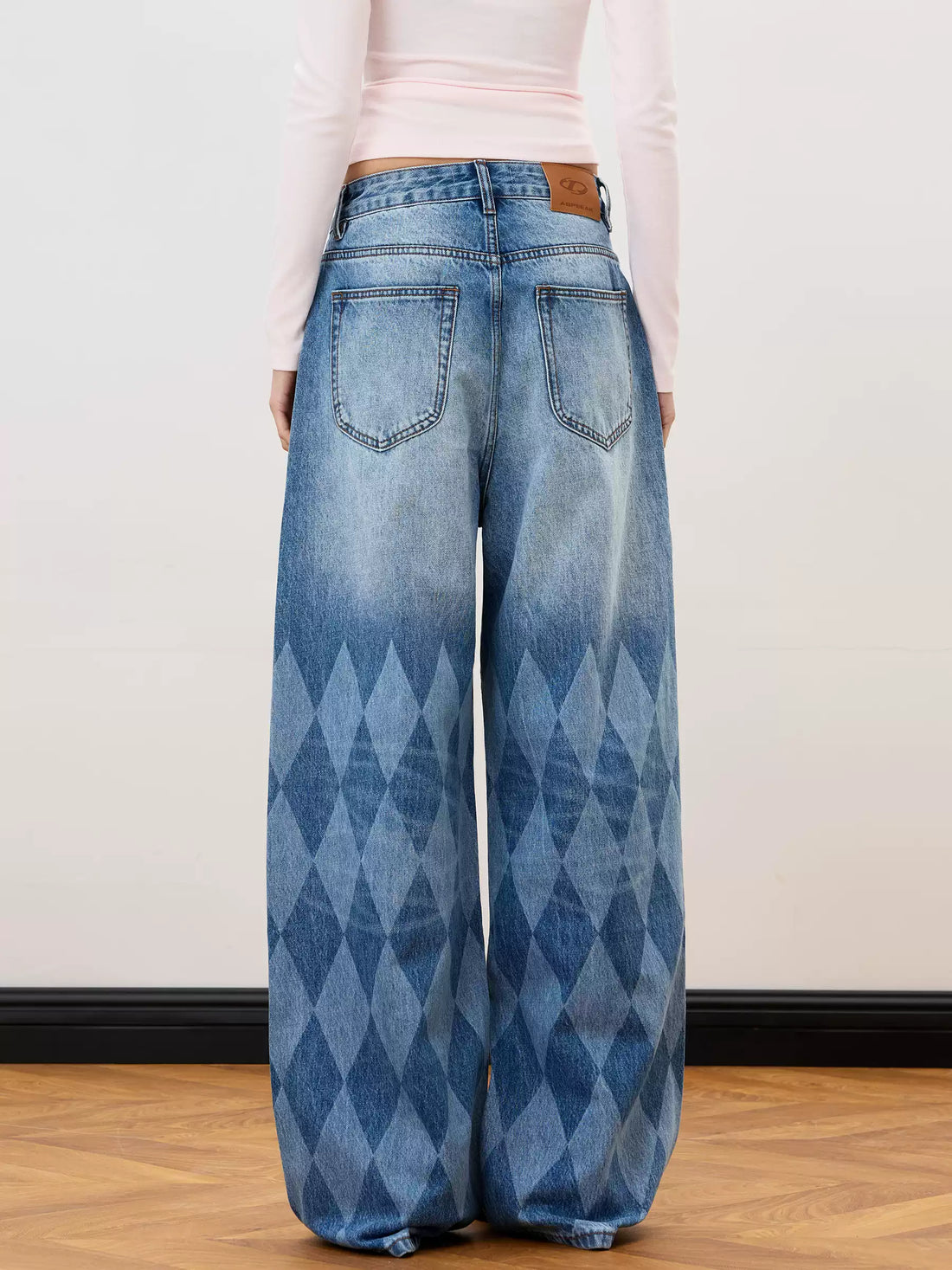 Brick Lane Wide-leg Washed Denim Maxi Pants - Vintage Blue