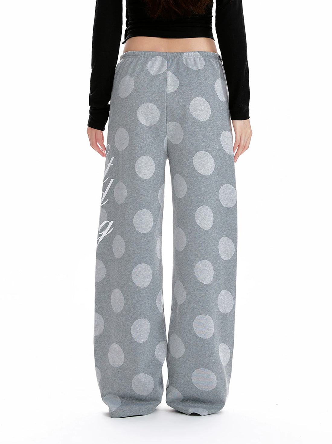 Co-ed Dorm Wide-leg Camouflage Print Denim Maxi Pants - Blue