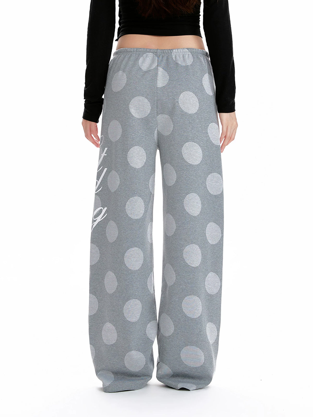 Co-ed Dorm Wide-leg Camouflage Print Denim Maxi Pants - Blue