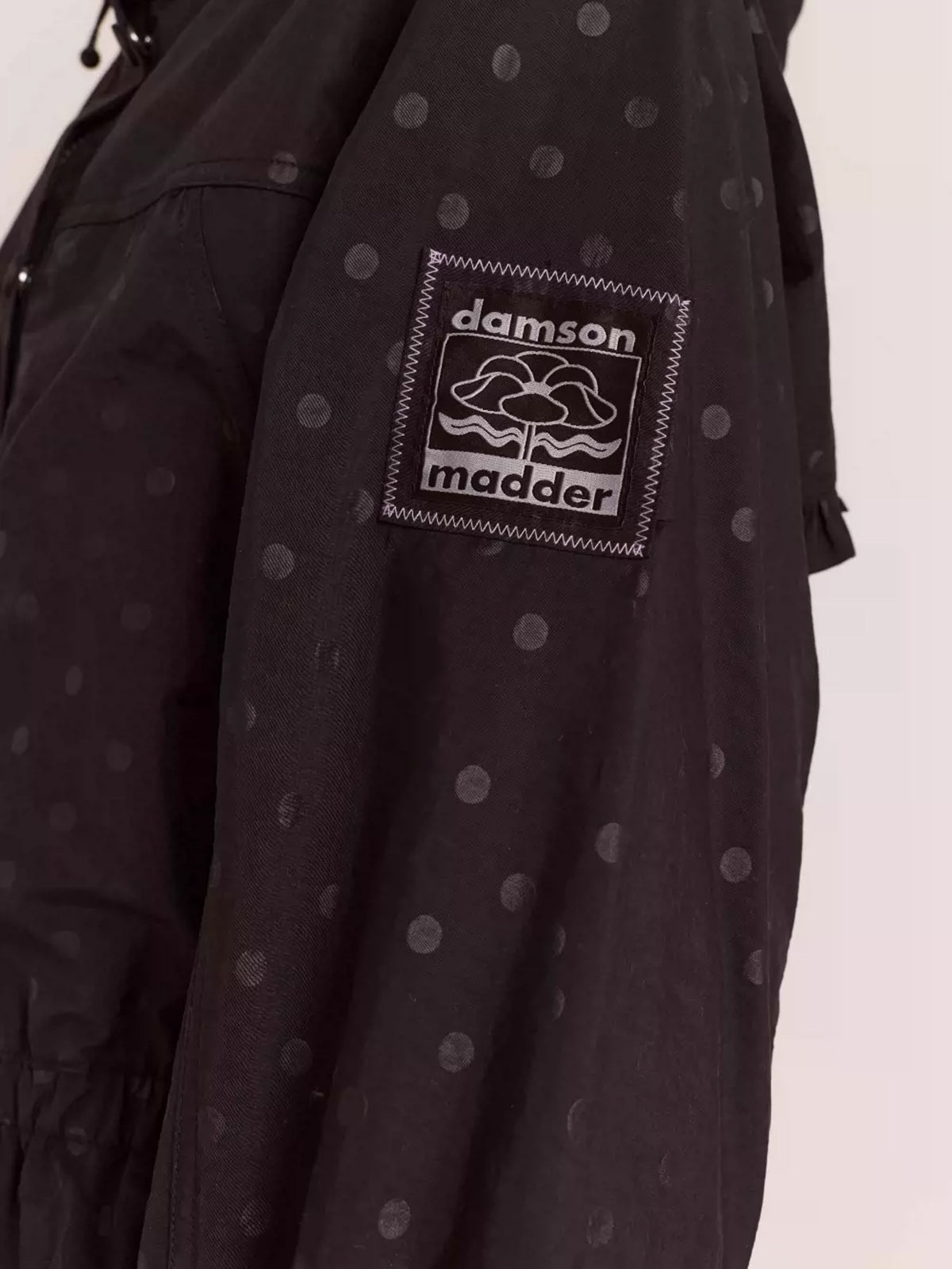 Weekday Outdoor Baggy High Neck Windbreaker Jacket - Black