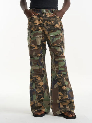 Brick Lane Wide-leg Leopard Print Parachute Maxi Pants - Brown
