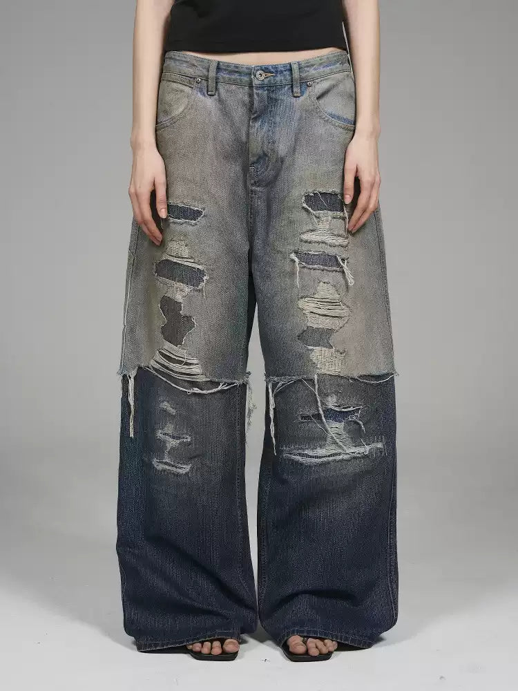 Weekday Outdoor Washed Multi-Pocket Cargo Maxi Pants - Charcoal