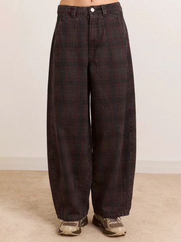 Weekday Outdoor Baggy Corduroy Wide-leg Maxi Pants - Brown