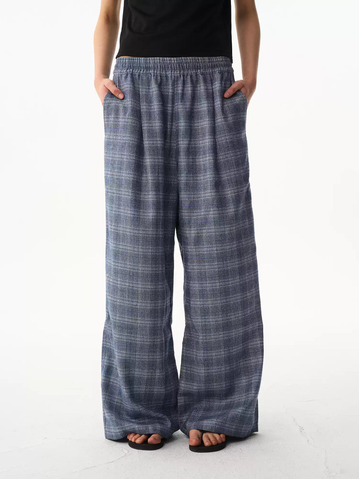 Brick Lane Low-Rise Slim Flared Denim Maxi Pants - Blue