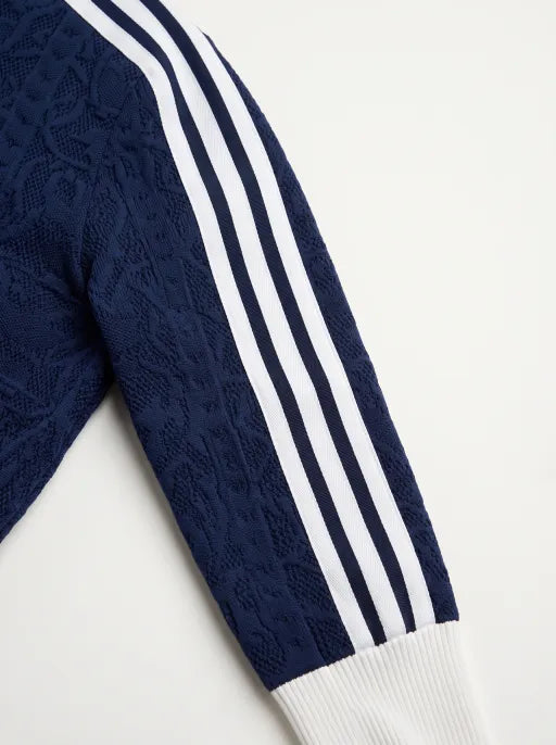 Weekday Outdoor Skimming Striped Track Jacket - Blue