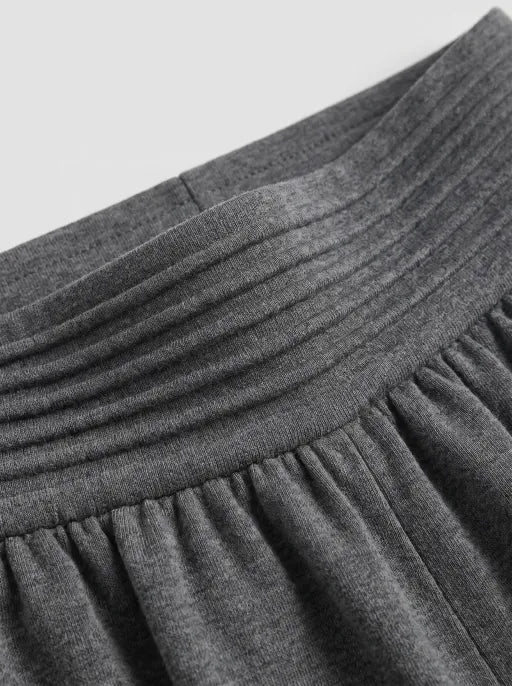 Co-ed Dorm Baggy Gathered Balloon Pants - Grey