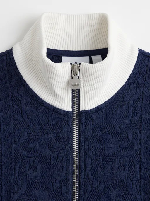 Weekday Outdoor Skimming Striped Track Jacket - Blue