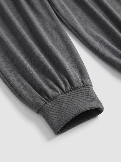 Co-ed Dorm Baggy Gathered Balloon Pants - Grey