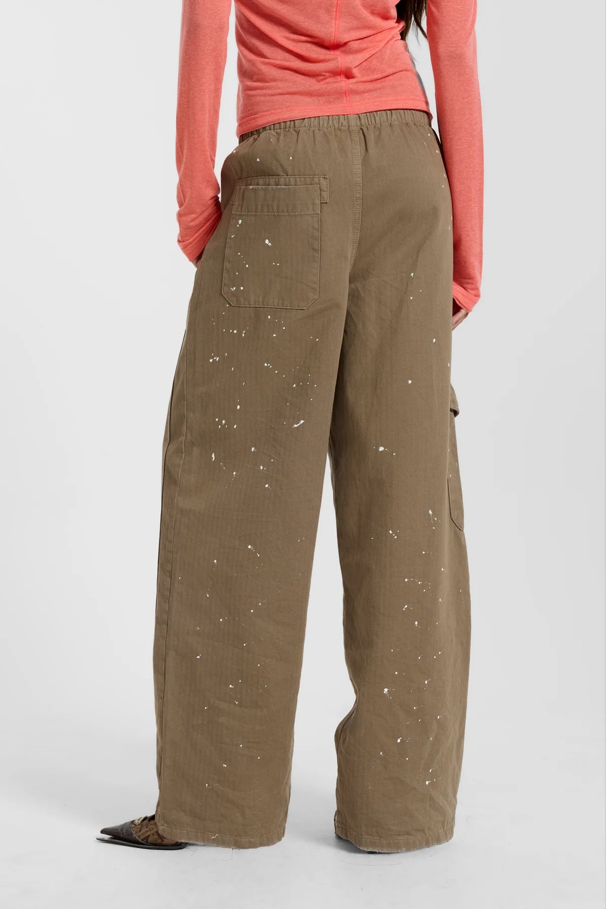Weekday Outdoor Wide-leg Multi-Pocket Cargo Maxi Pants - Brown