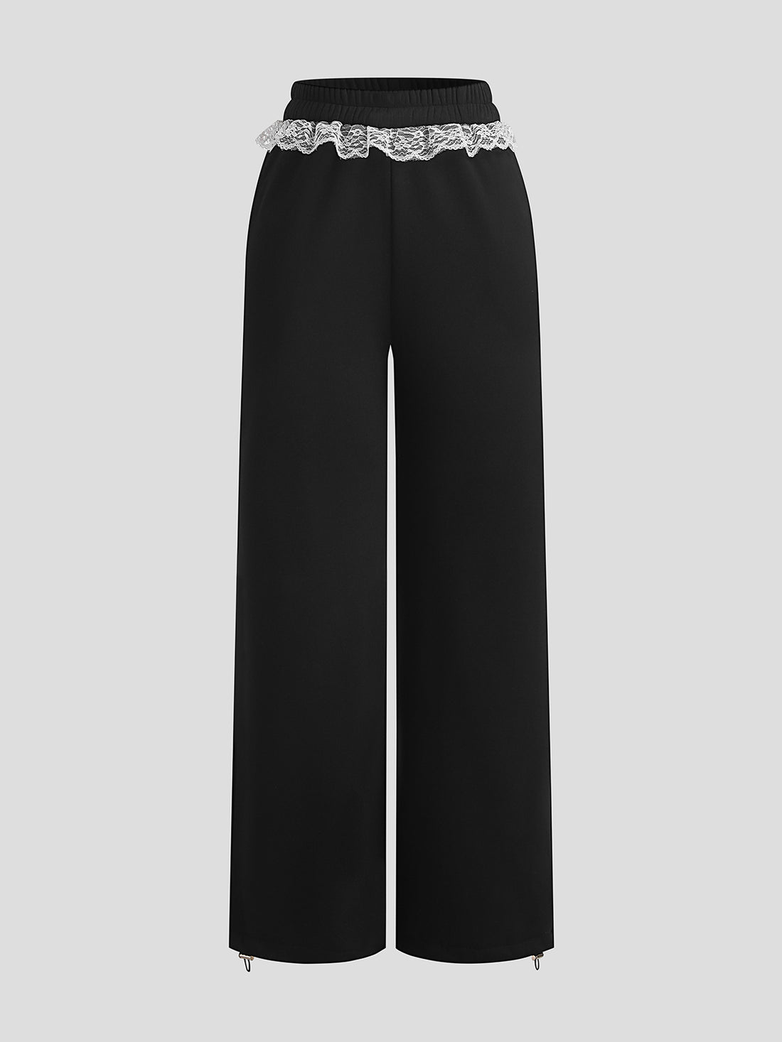 Pearl Rebel Set Laced Sweatpant - Noir Whisper