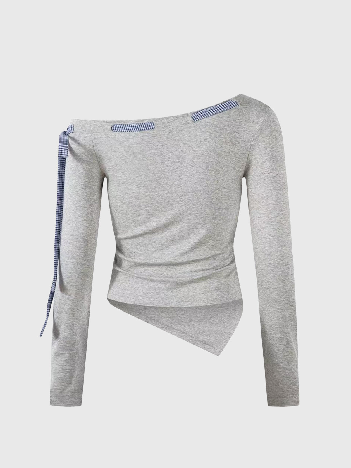 Knot Line Top – Pebble Grey