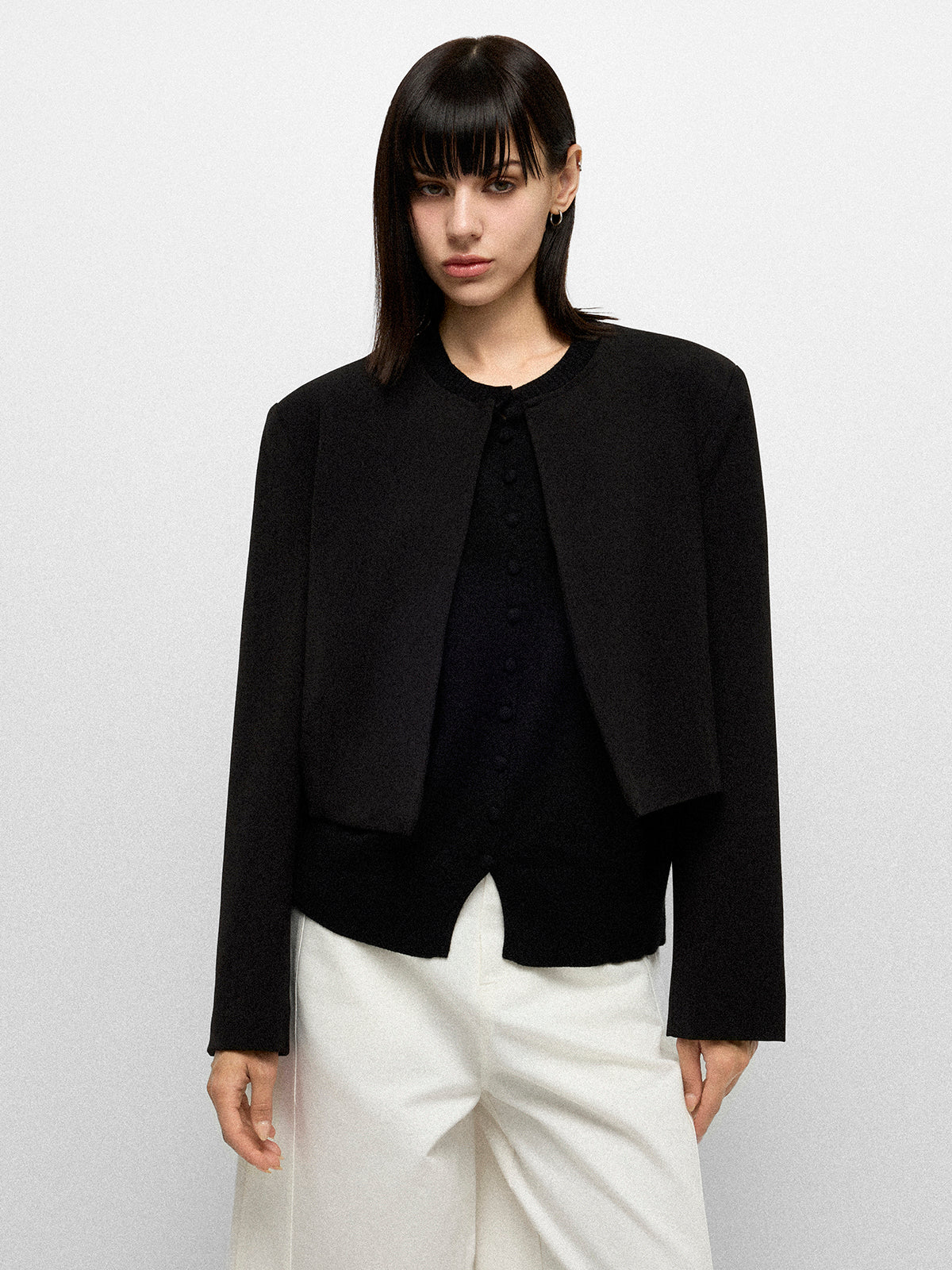 Split Scene Jacket - Coal Shade