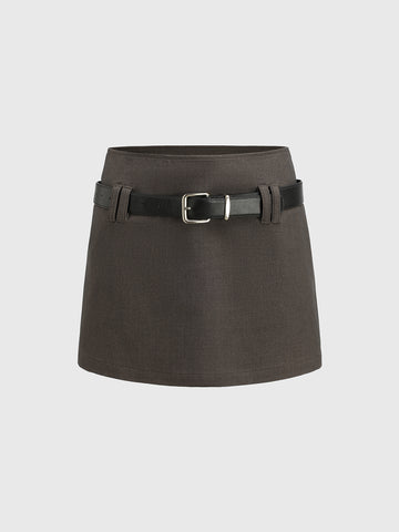 Metro Loop Skirt - Mocha Frame