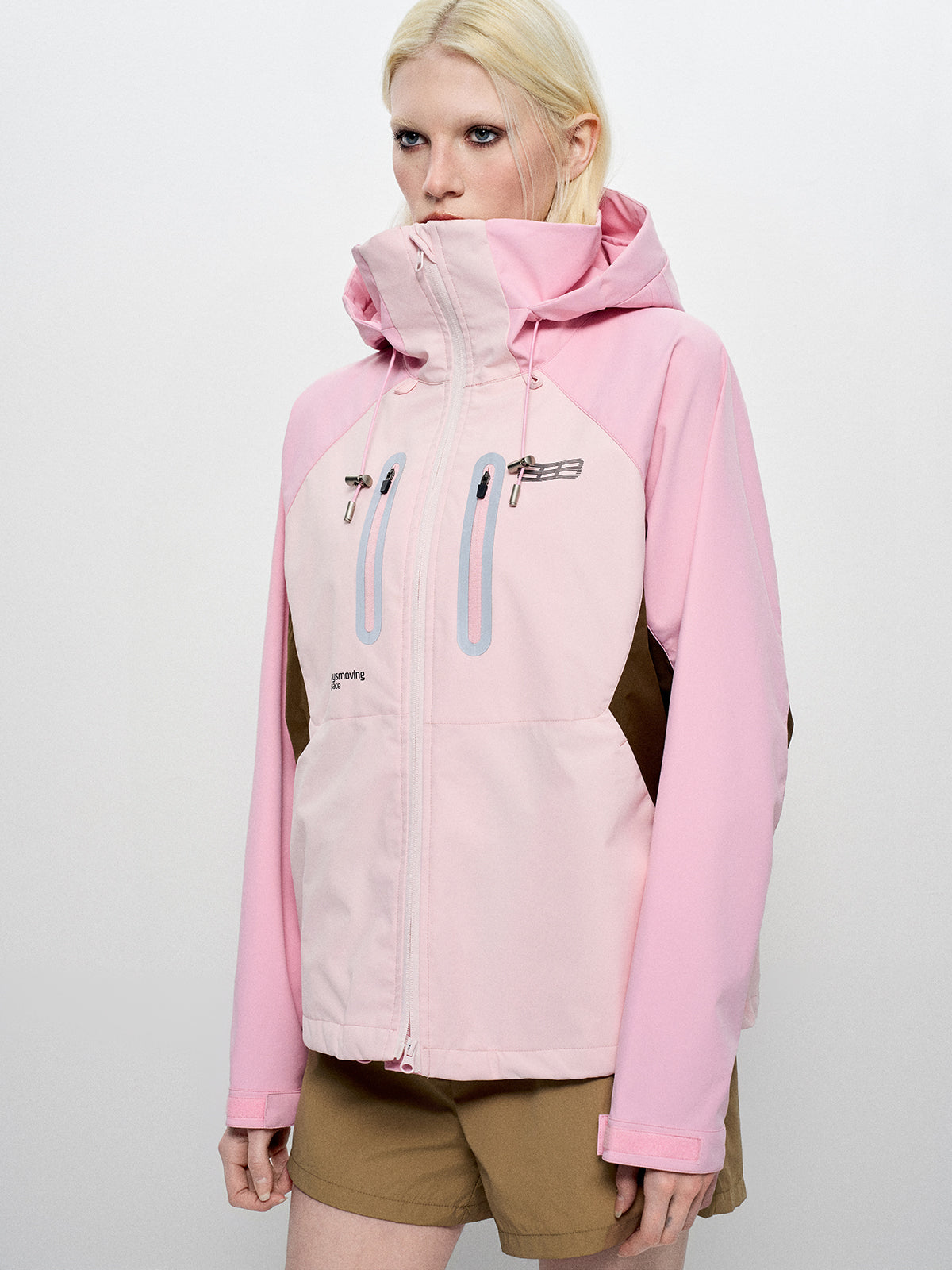 Strawberry Chocolate Zip Jacket - Pink/Brown