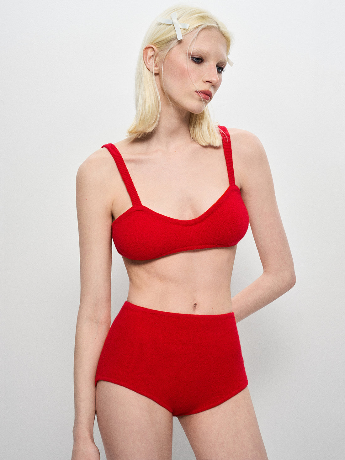 Knit Secret Set Bra - Fiery Red