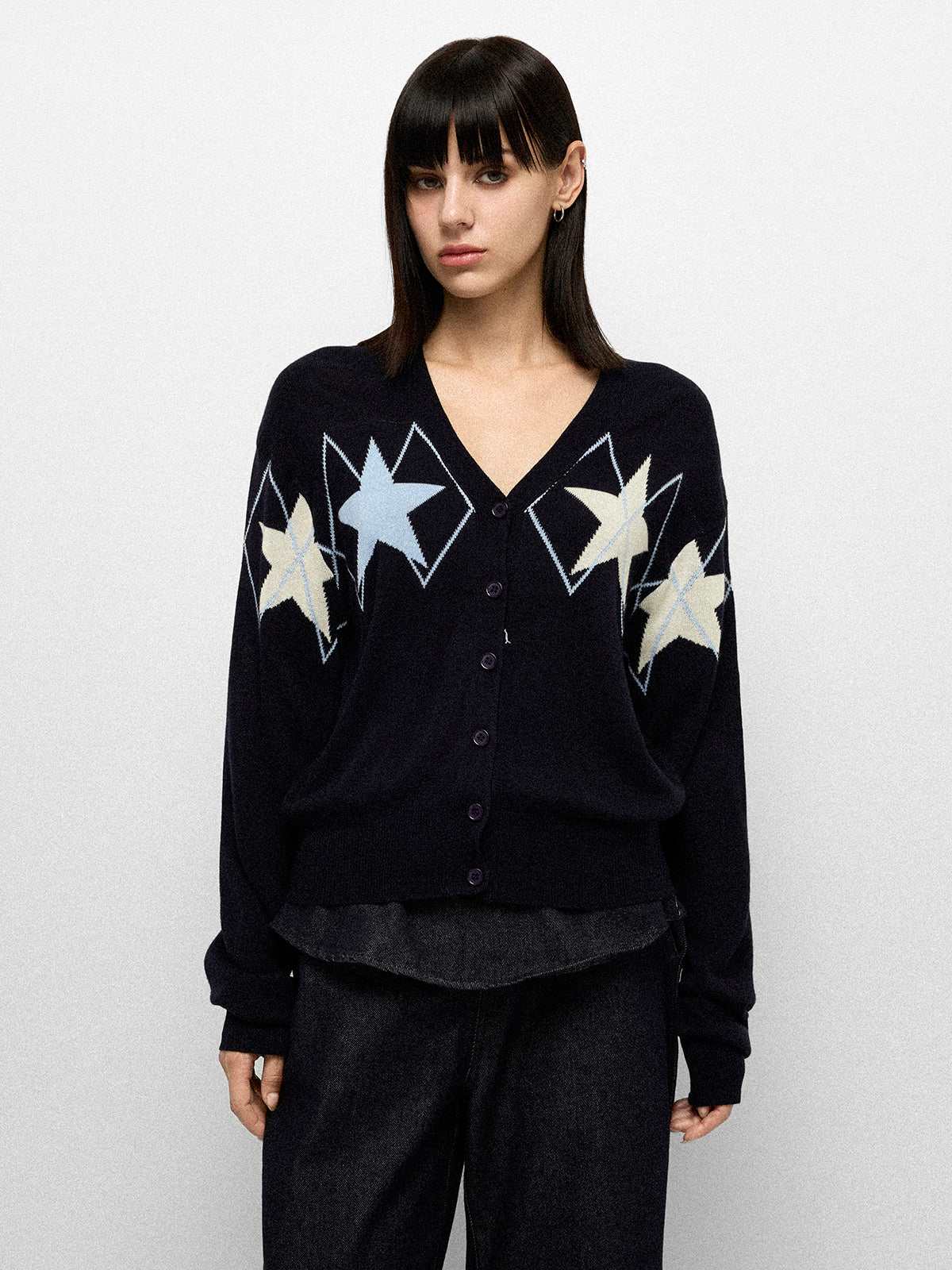 Star Bench Knit Sweater - Sideline Navy