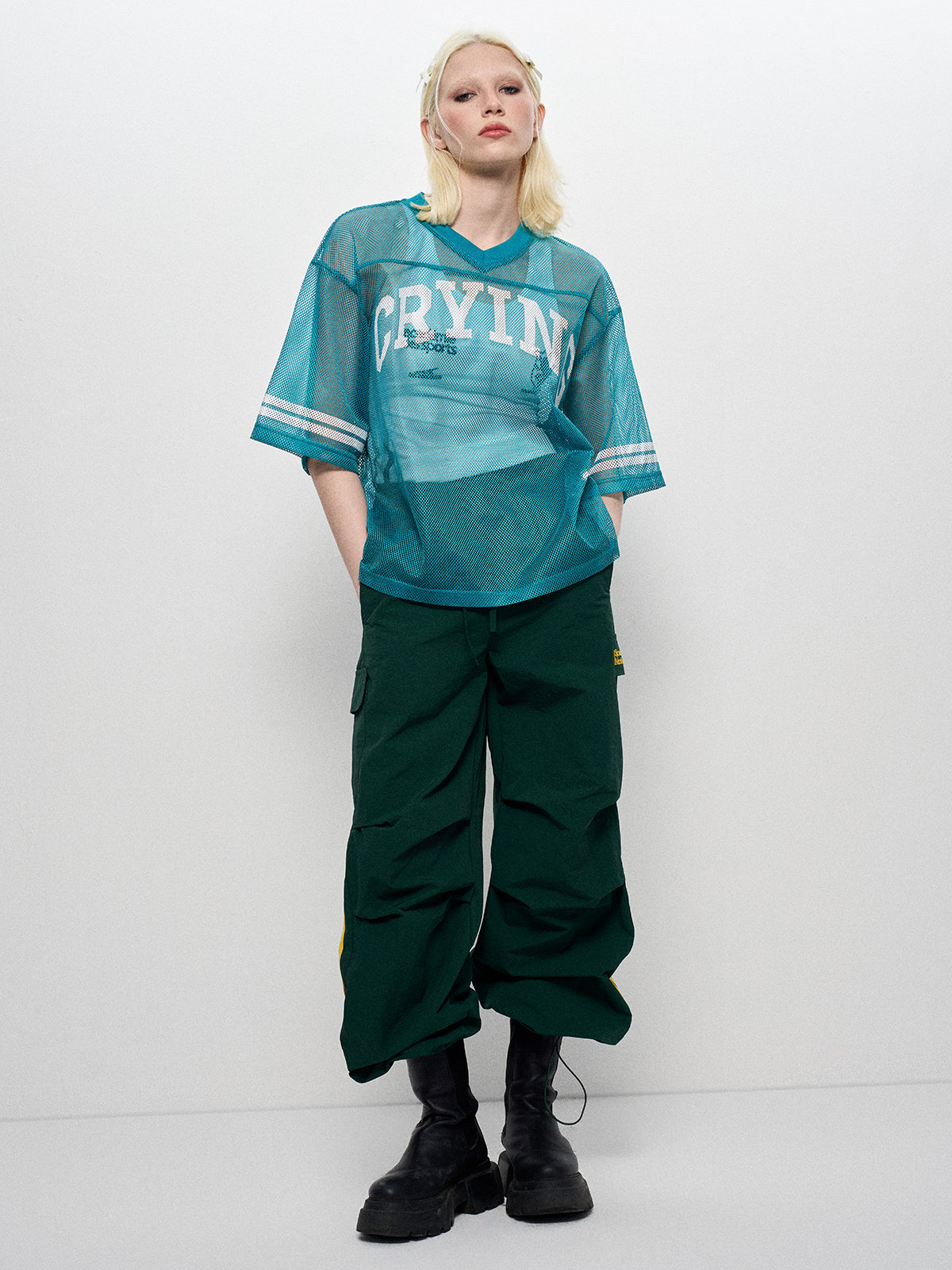 Varsity Cargo Pants - Forest Green