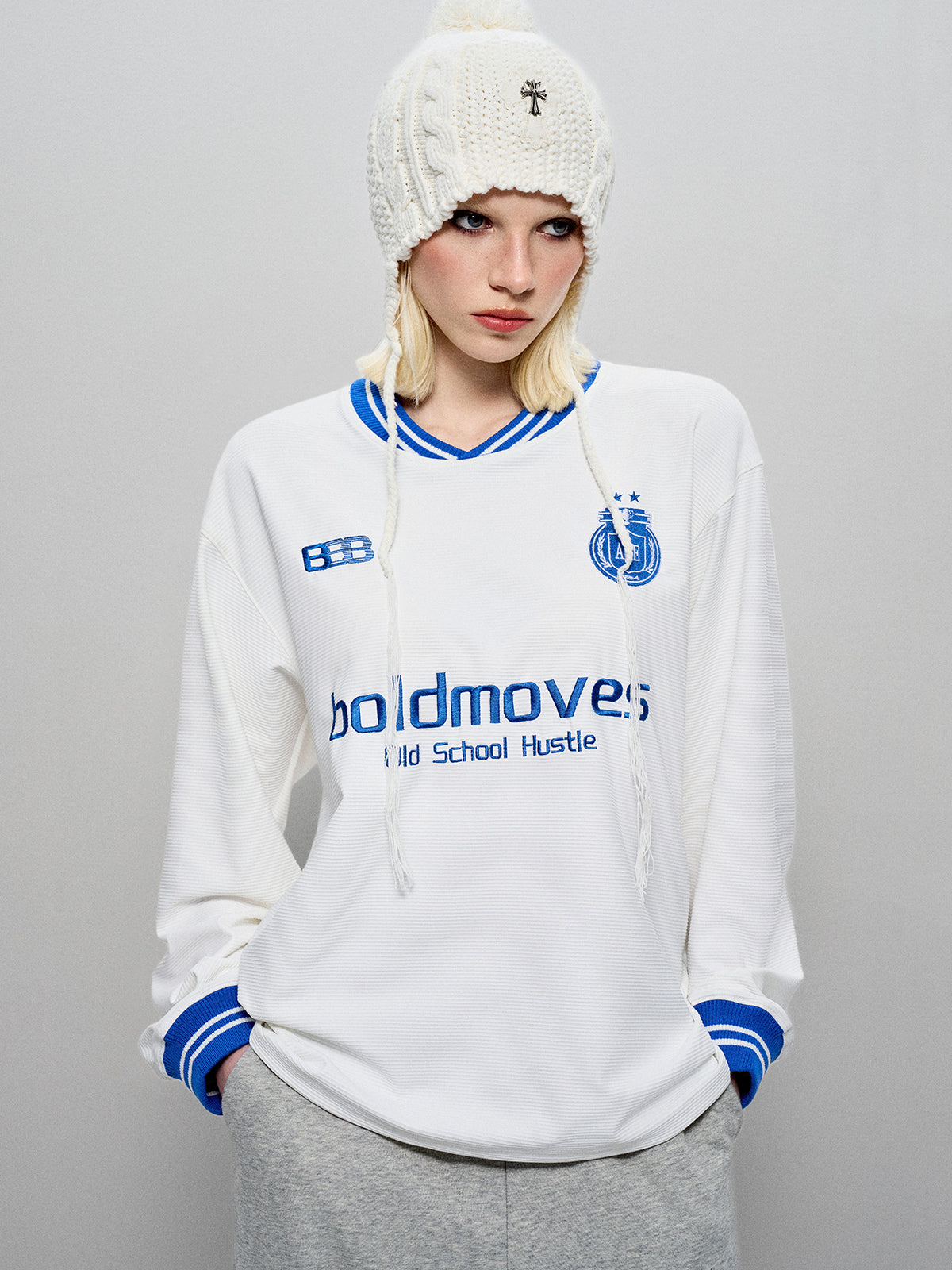 Speed-Dry Classy Cloud Sweatshirt - Pure White