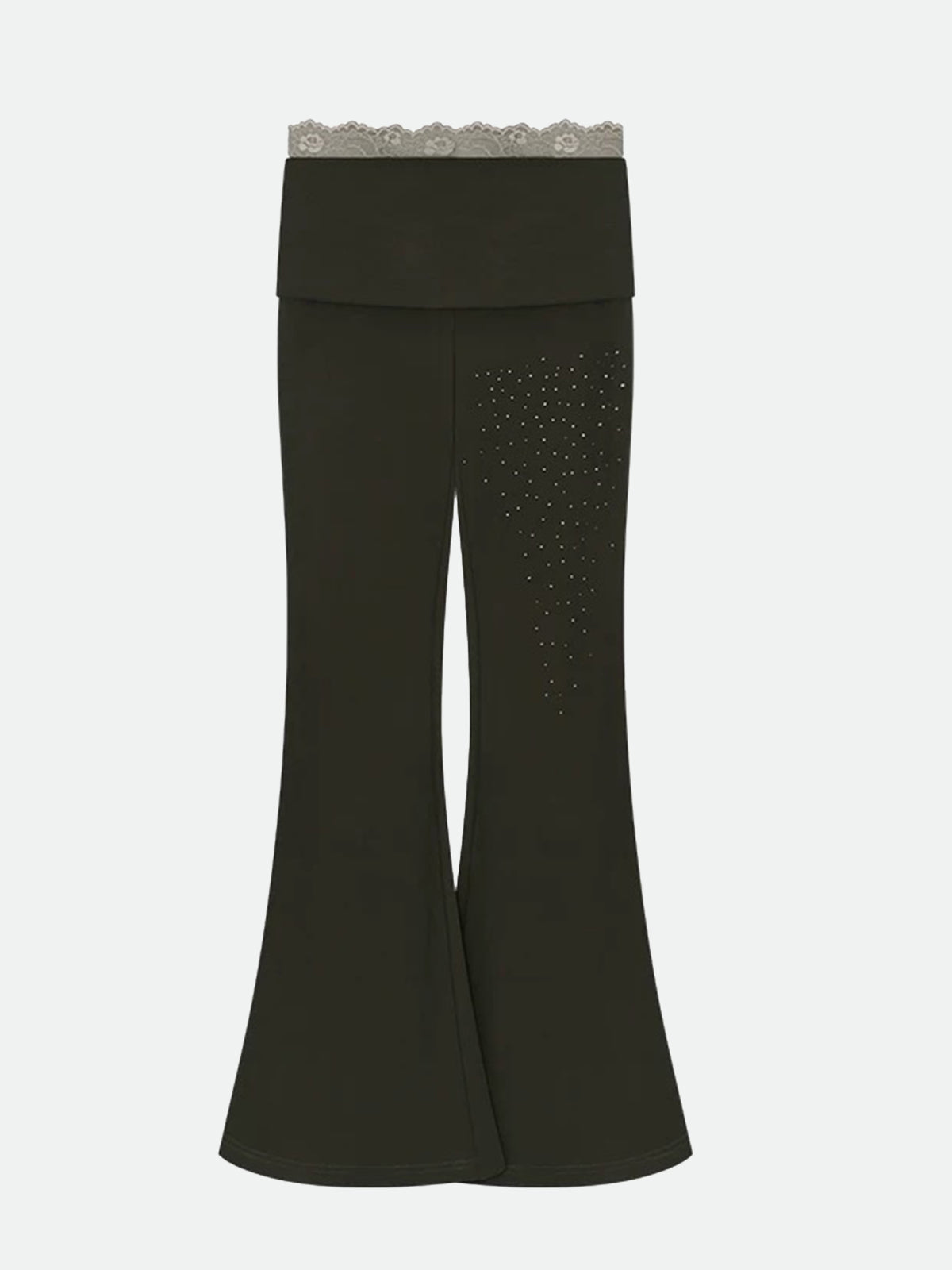 Final Bow Flared Yoga Pants – Dark Olive