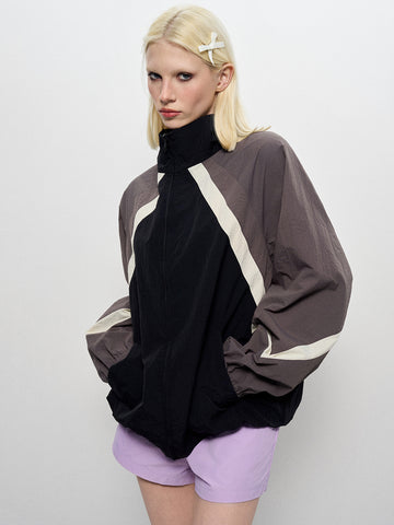 Trainee Gym Zip Jacket - Black & Grey