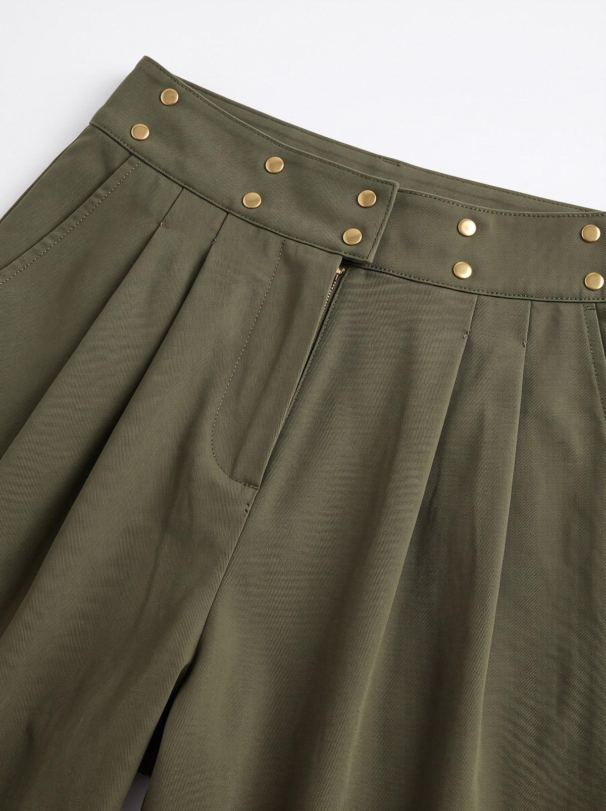 Weekday Outdoor Wide-leg Pleated Casual Maxi Pants - Brown