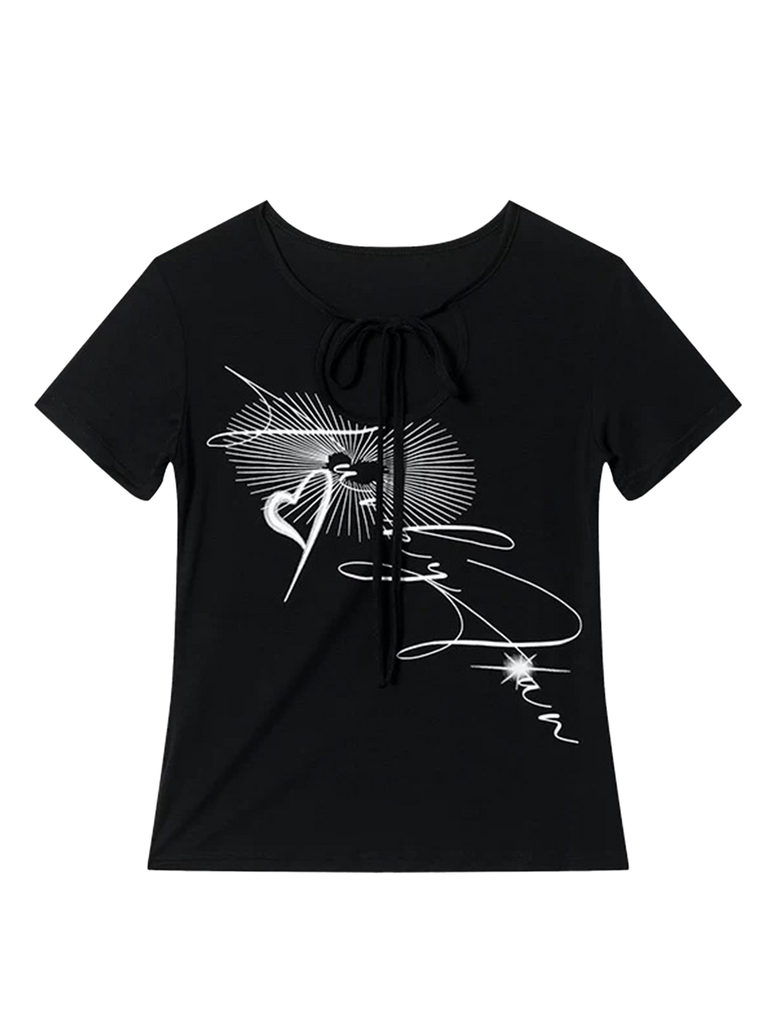 Clean Cut Shine Tee – Black