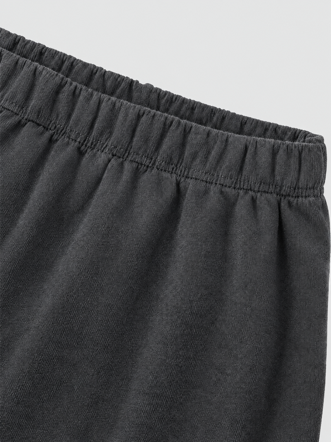 Brick Lane Ribbed Knit Flared Maxi Pants - Charcoal