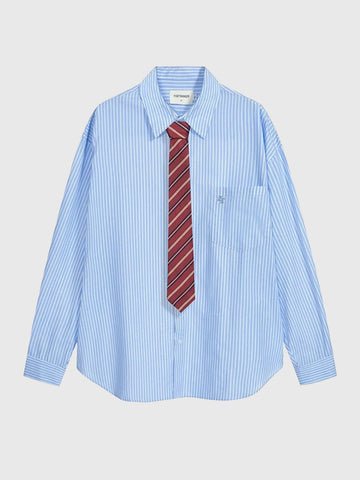 Morning Line Shirt – Sky Stripe