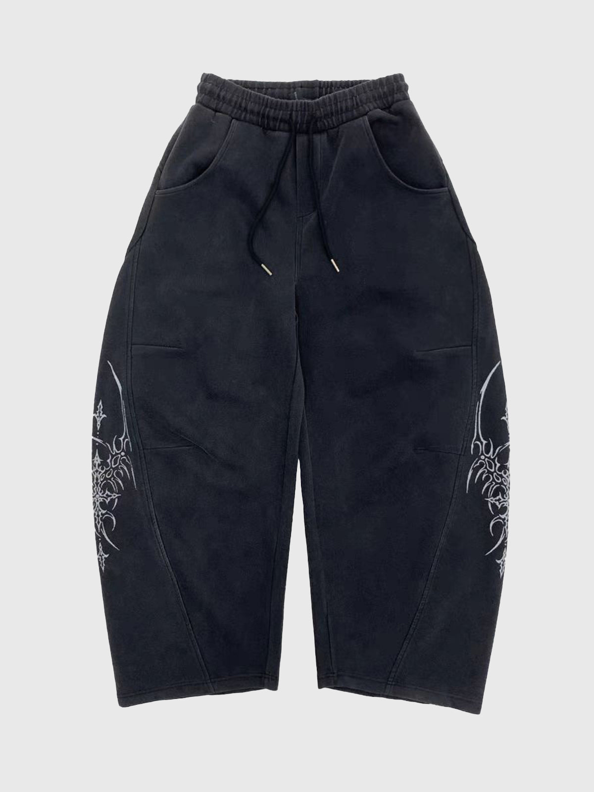 Inktrace Pants – Raven White