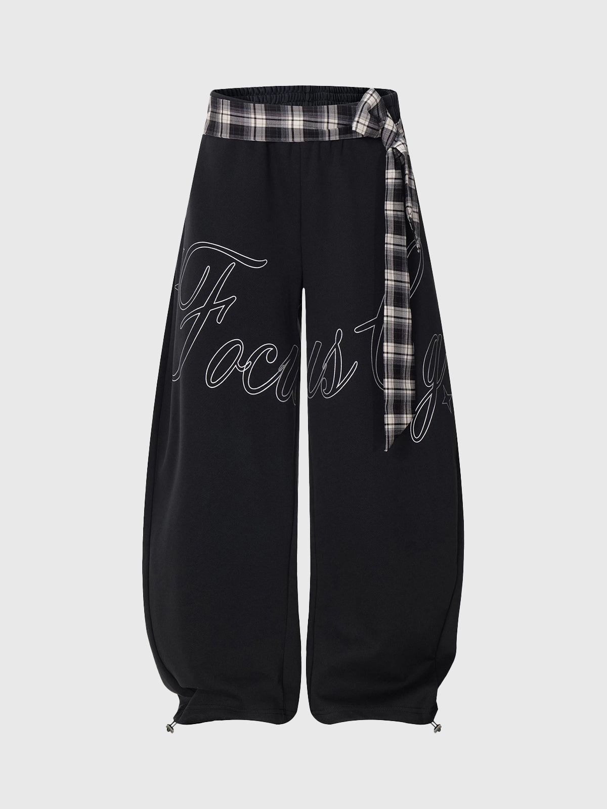 Mix Tape Pants – Ink Plaid