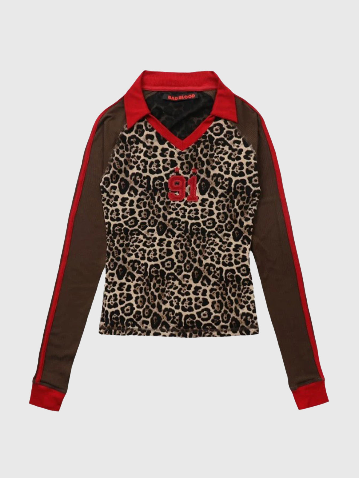 Lucky 91 Polo – Leopard Rouge