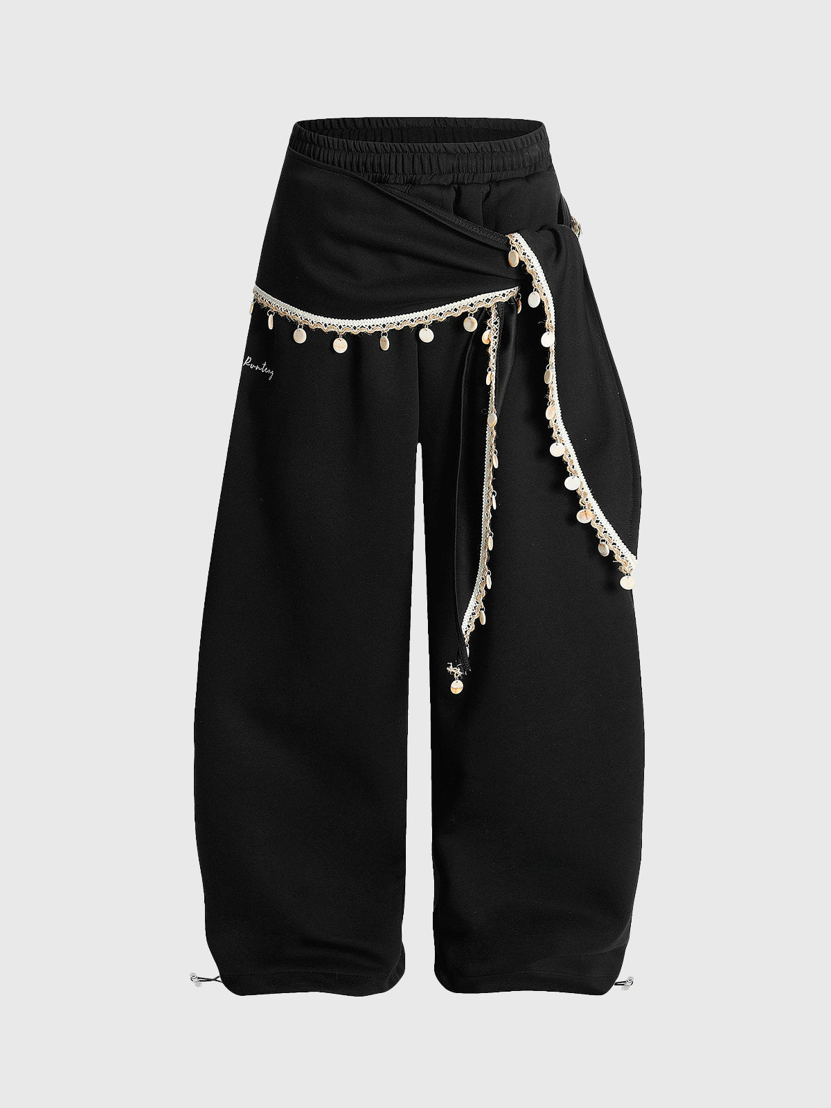 String Theory Barrel Pants – Onyx Ivory