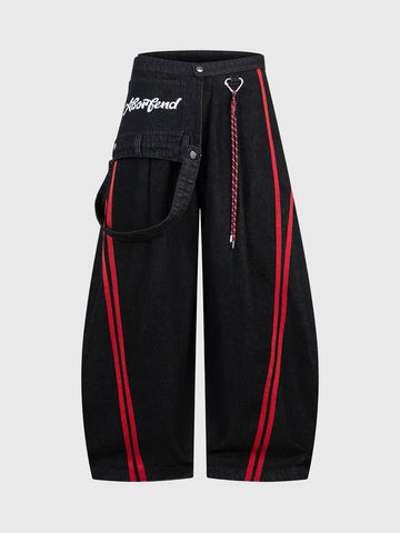 Call me on the weekends Pants – Denim Black