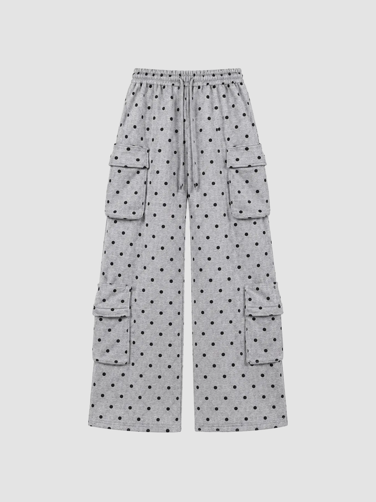 Brick Lane Abstract Graphic Print Wide-Leg Maxi Pants - Black/White