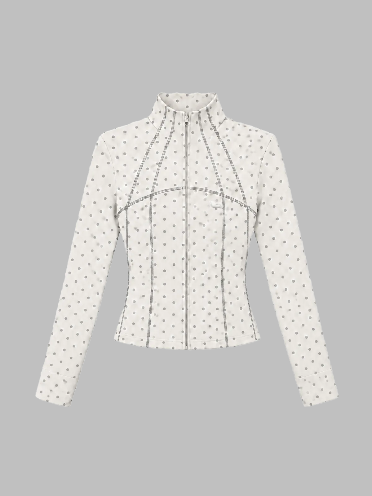Brick Lane Turn-Down Collar Button Knit Cardigan - White