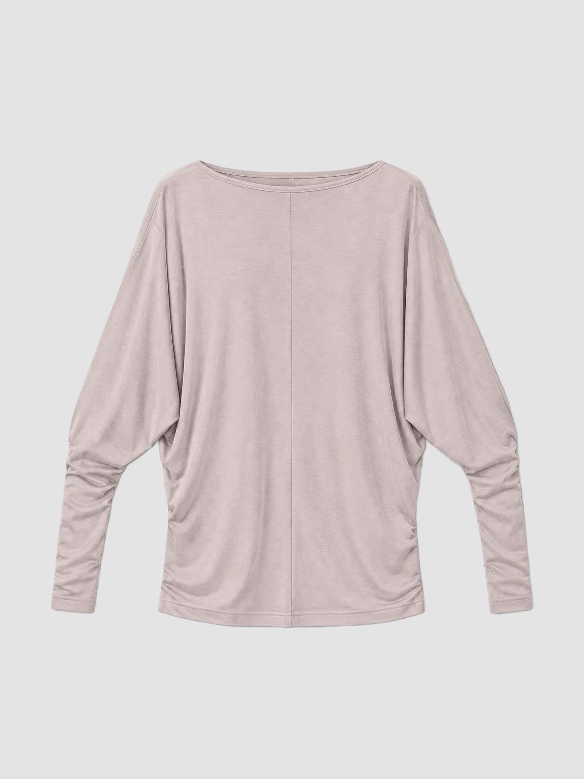Brick Lane Relaxed Boat Neck Knit Sweater - Light Pink