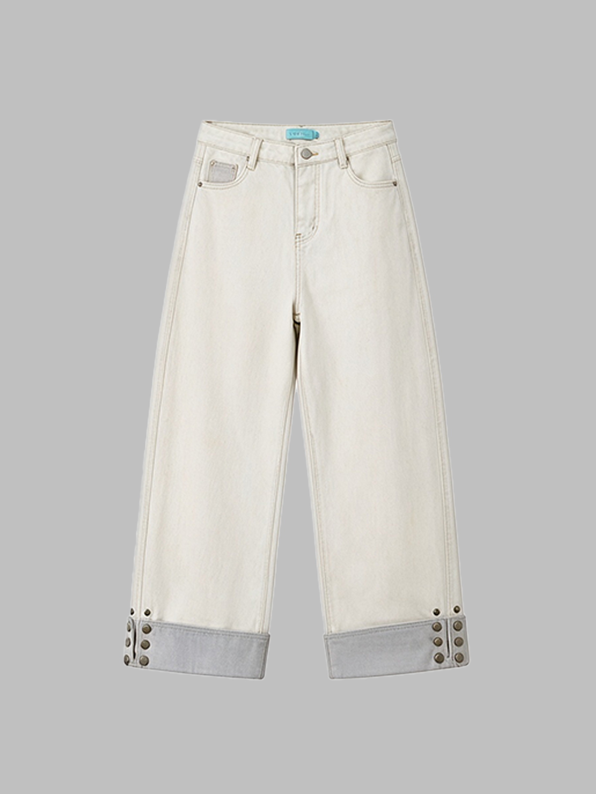 Weekday Outdoor Relaxed Wide-Leg Parachute Maxi Pants - Light Grey