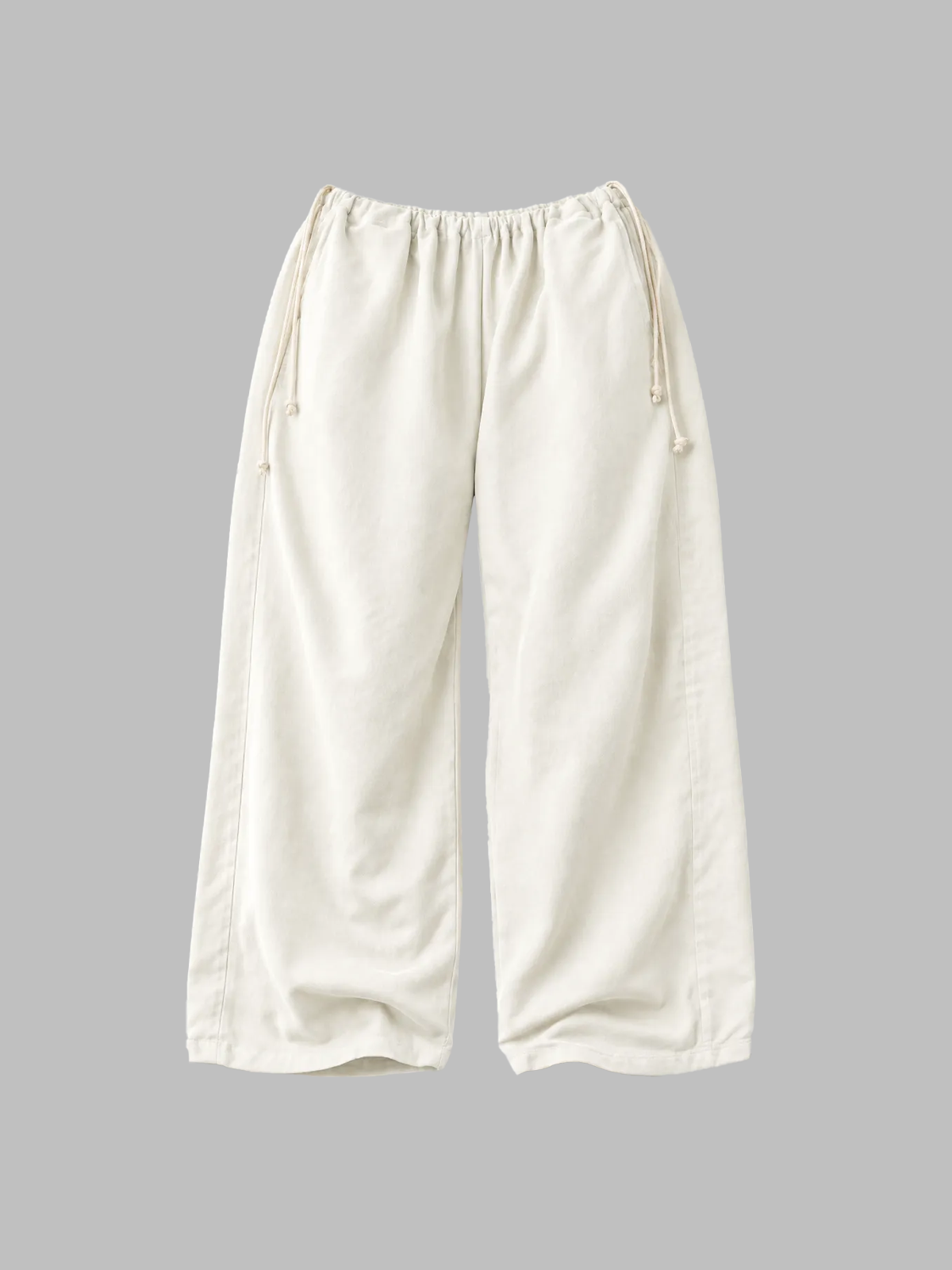 Weekday Outdoor Relaxed Wide-Leg Parachute Maxi Pants - Off-White