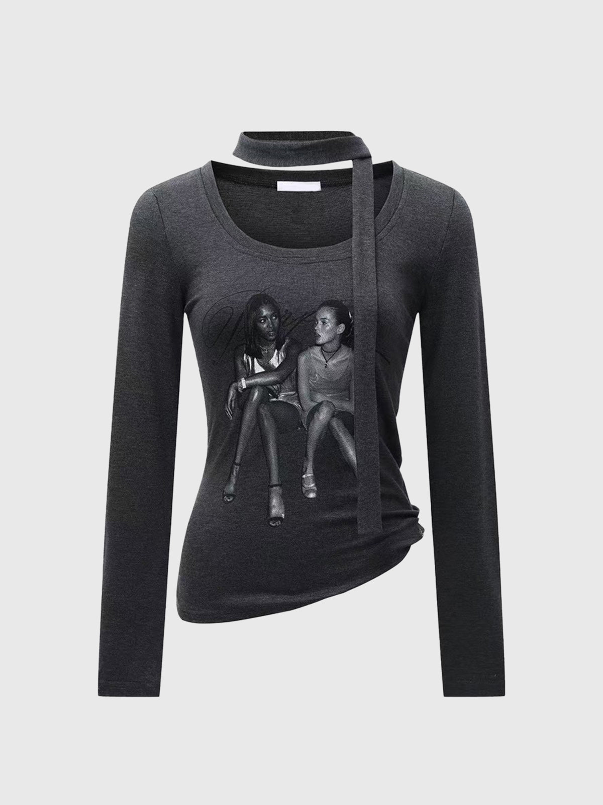 Frame Talk Tee – Ink Black