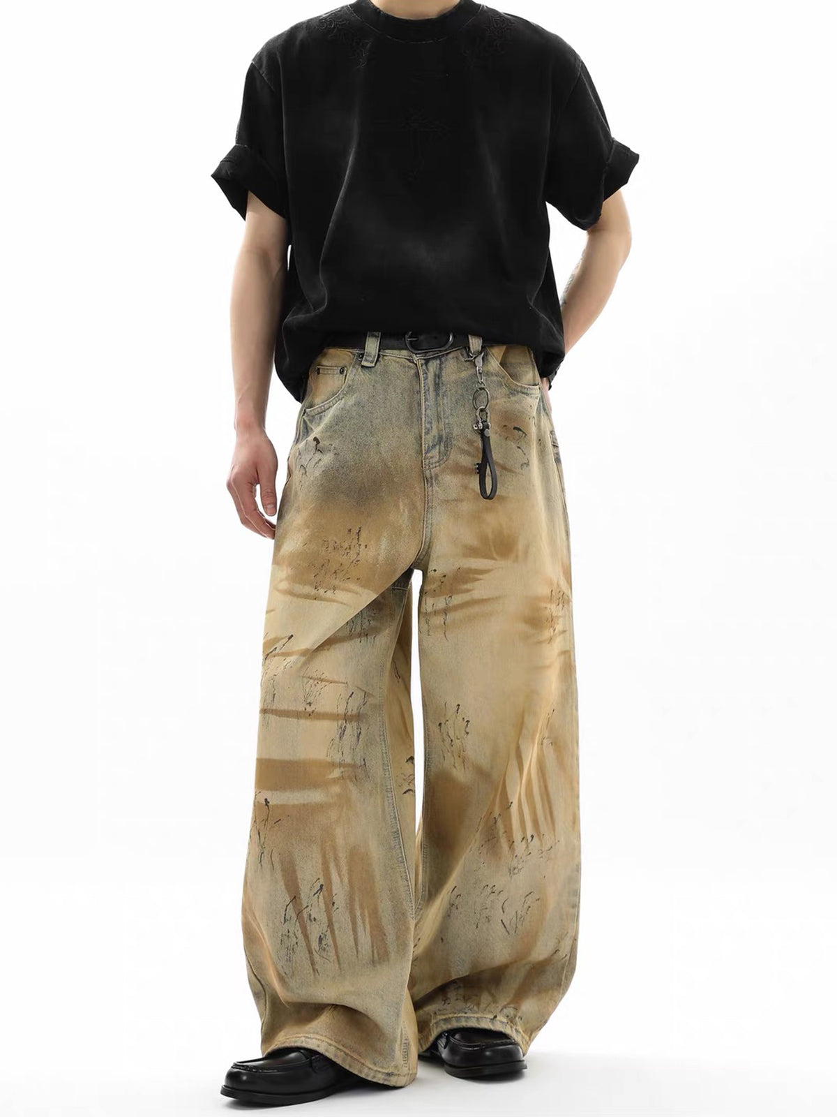 Weekday Outdoor Wide-leg Camouflage Cargo Maxi Pants - Brown