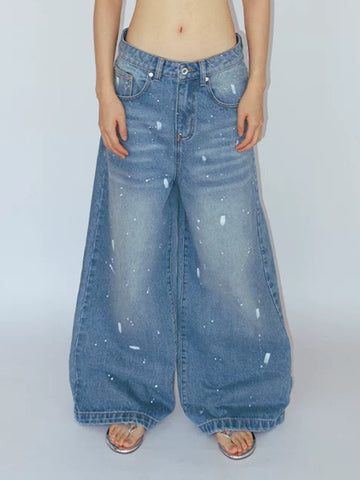 Written In Ink Barrel Pants – Denim Blue
