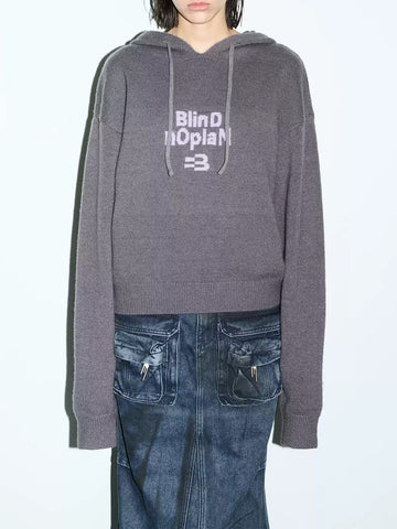 Brick Lane Graphic Print Crewneck Long Sleeve Sweatshirt - Grey